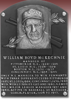 McKechnie Hall of Fame